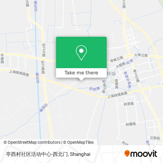 亭西村社区活动中心-西北门 map