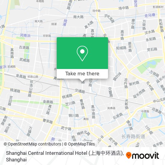 Shanghai Central International Hotel (上海中环酒店) map