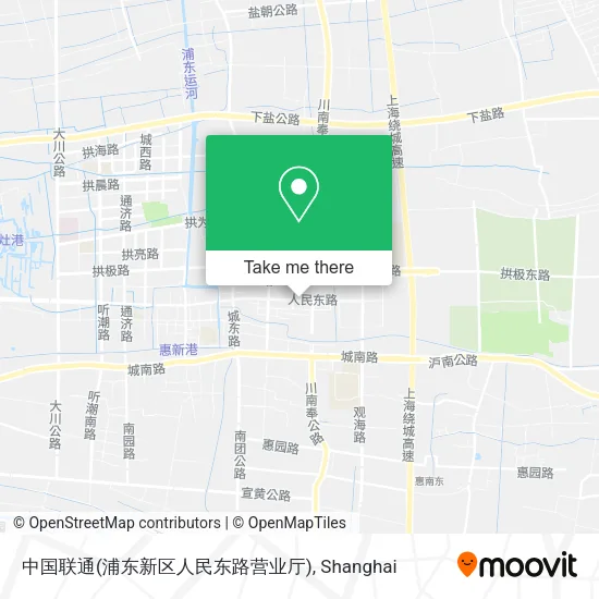 中国联通(浦东新区人民东路营业厅) map