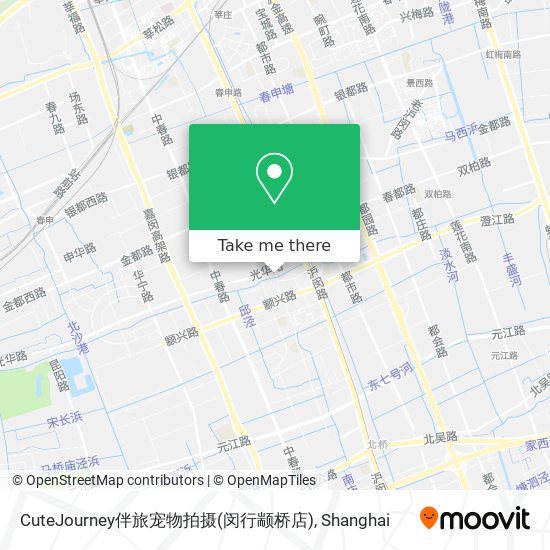 CuteJourney伴旅宠物拍摄(闵行颛桥店) map