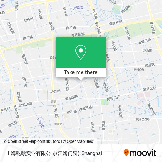 上海乾赣实业有限公司(江海门窗) map
