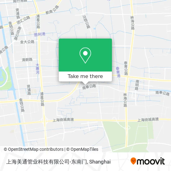 上海美通管业科技有限公司-东南门 map