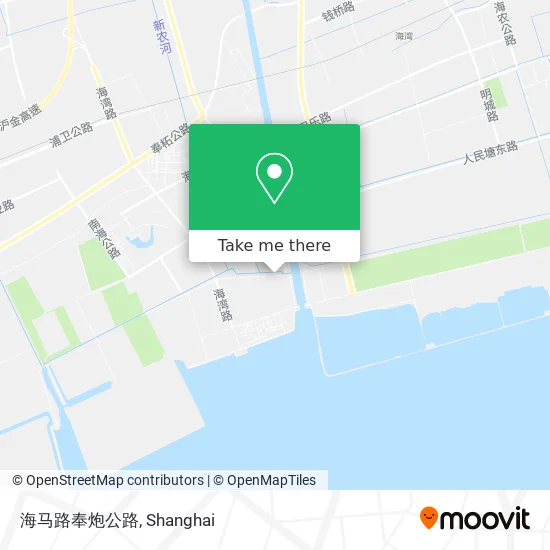 海马路奉炮公路 map