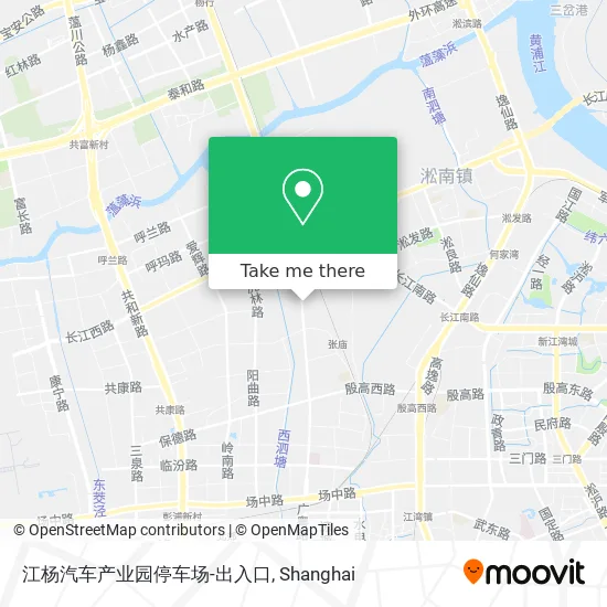 江杨汽车产业园停车场-出入口 map