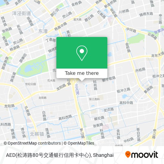 AED(松涛路80号交通银行信用卡中心) map