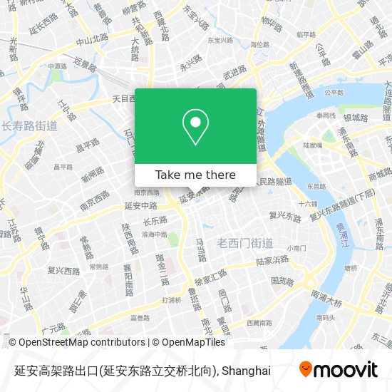 延安高架路出口(延安东路立交桥北向) map