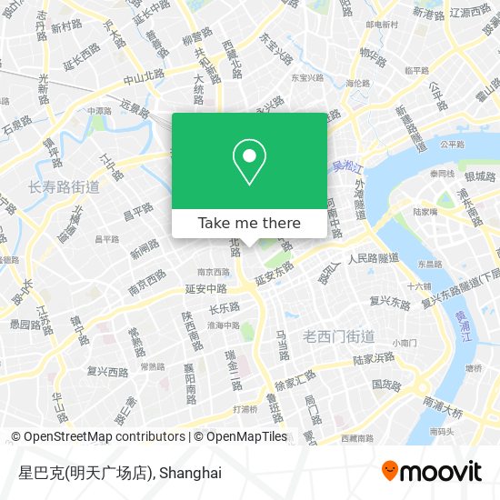 星巴克(明天广场店) map