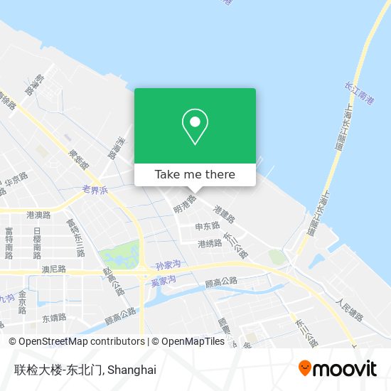 联检大楼-东北门 map