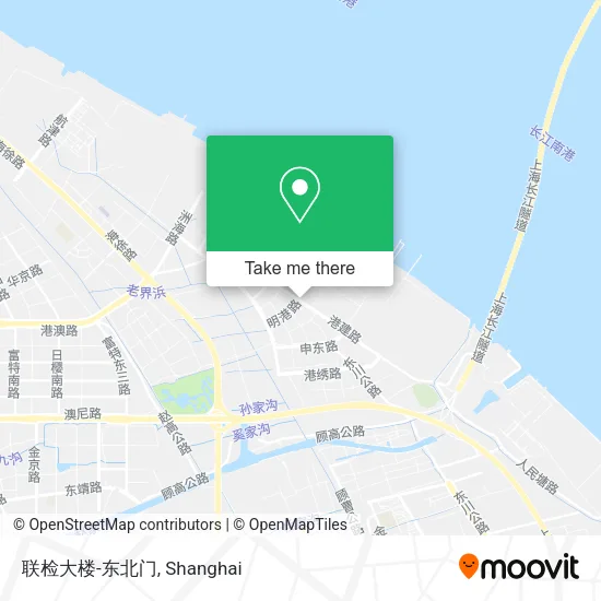 联检大楼-东北门 map