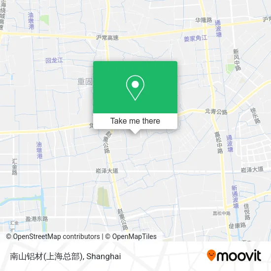 南山铝材(上海总部) map