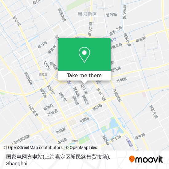 国家电网充电站(上海嘉定区裕民路集贸市场) map