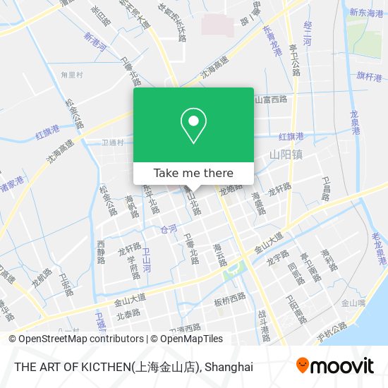 THE ART OF KICTHEN(上海金山店) map