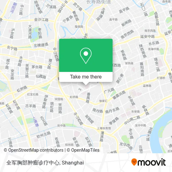 全军胸部肿瘤诊疗中心 map