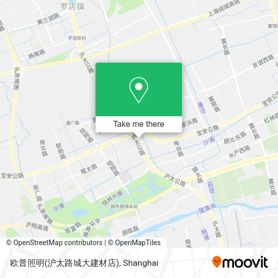 欧普照明(沪太路城大建材店) map