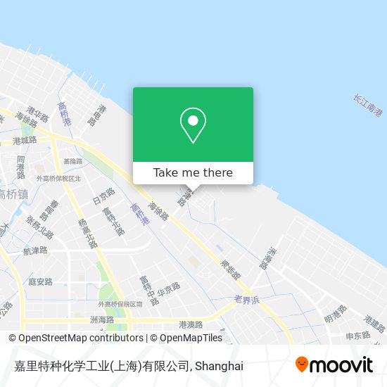 嘉里特种化学工业(上海)有限公司 map