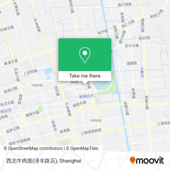 西北牛肉面(泽丰路店) map