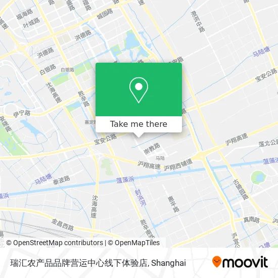 瑞汇农产品品牌营运中心线下体验店 map