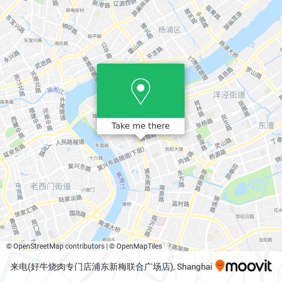 来电(好牛烧肉专门店浦东新梅联合广场店) map