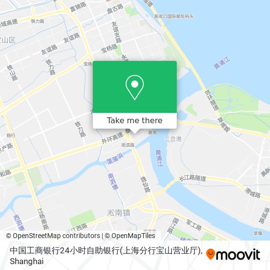 中国工商银行24小时自助银行(上海分行宝山营业厅) map