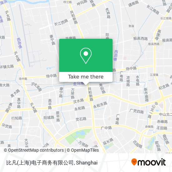 比凡(上海)电子商务有限公司 map