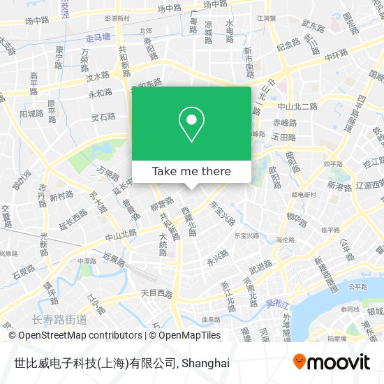 世比威电子科技(上海)有限公司 map