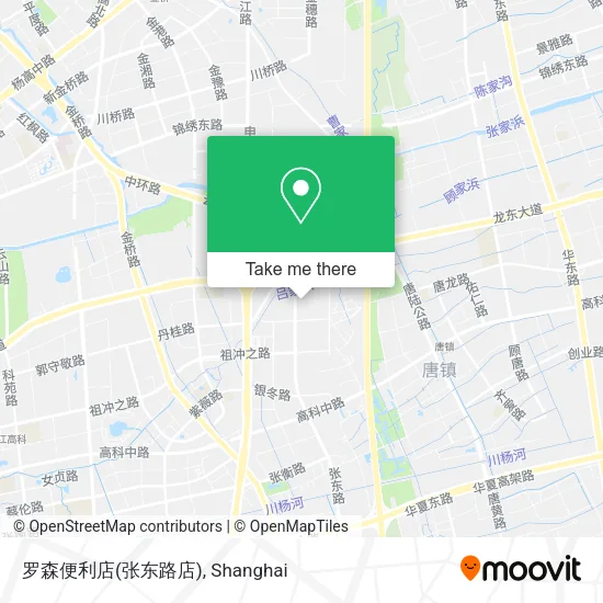 罗森便利店(张东路店) map
