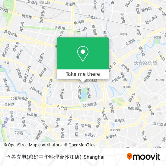 怪兽充电(粮好中华料理金沙江店) map