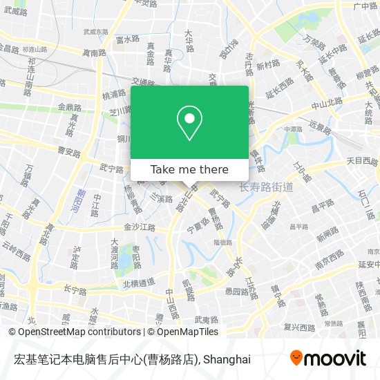 宏基笔记本电脑售后中心(曹杨路店) map