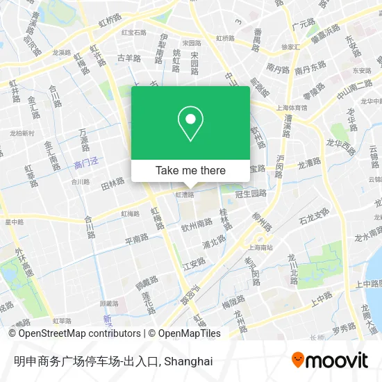 明申商务广场停车场-出入口 map