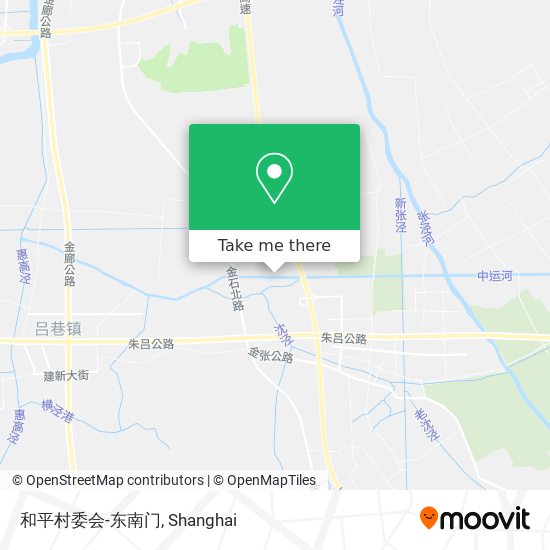 和平村委会-东南门 map