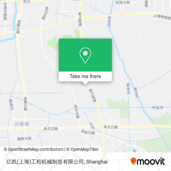 亿凯(上海)工程机械制造有限公司 map