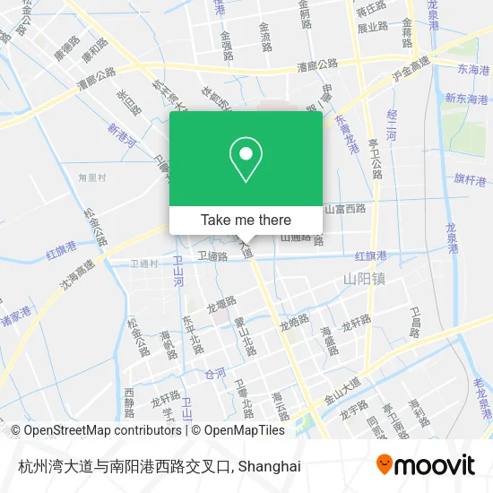 杭州湾大道与南阳港西路交叉口 map