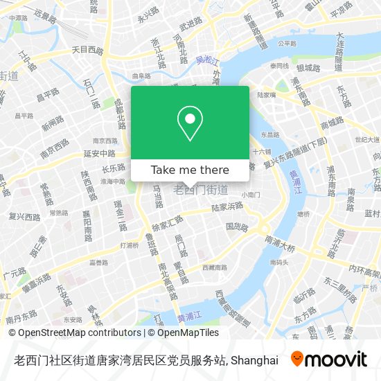 老西门社区街道唐家湾居民区党员服务站 map