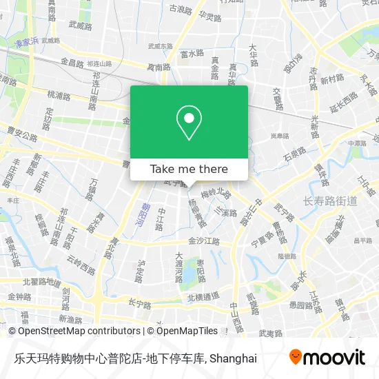 乐天玛特购物中心普陀店-地下停车库 map