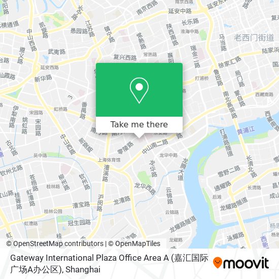 Gateway International Plaza Office Area A (嘉汇国际广场A办公区) map