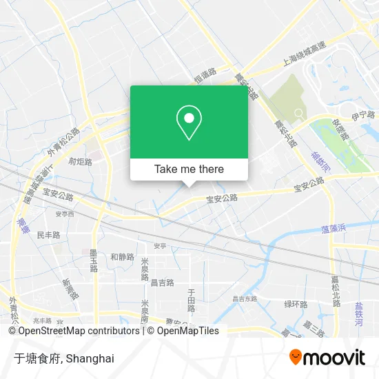于塘食府 map