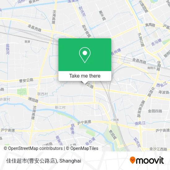 佳佳超市(曹安公路店) map