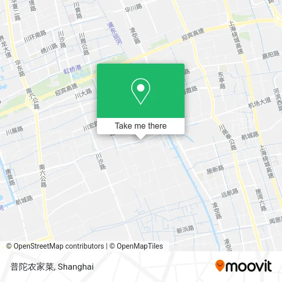 普陀农家菜 map
