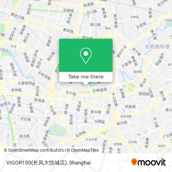 VIGOR100(长风大悦城店) map