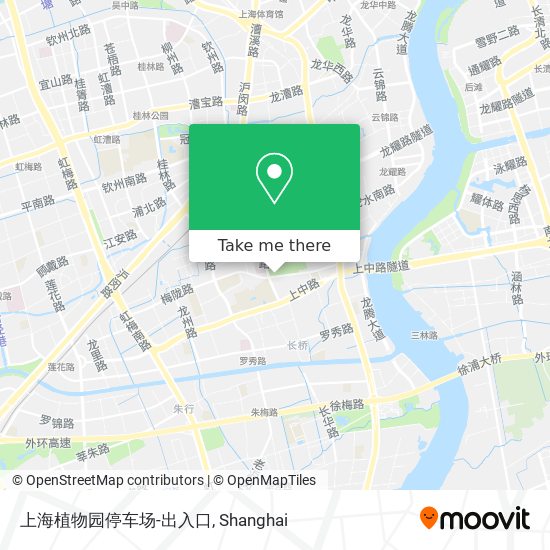 上海植物园停车场-出入口 map