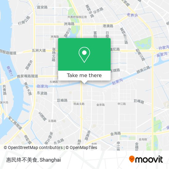 惠民终不美食 map