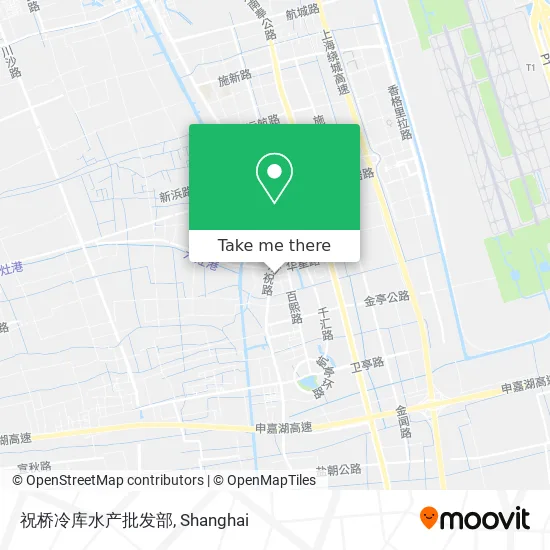祝桥冷库水产批发部 map