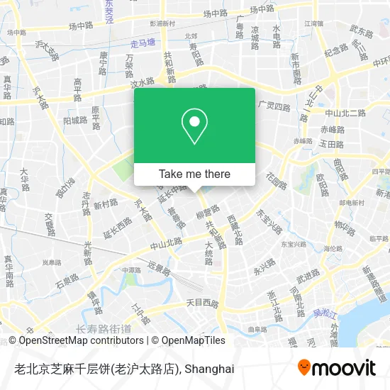 老北京芝麻千层饼(老沪太路店) map