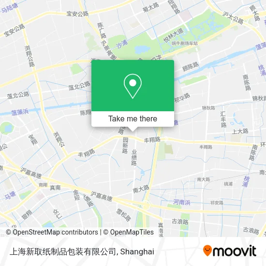 上海新取纸制品包装有限公司 map