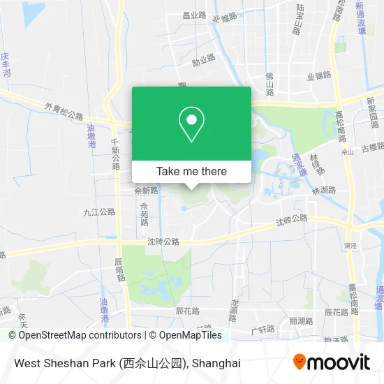 West Sheshan Park (西佘山公园) map