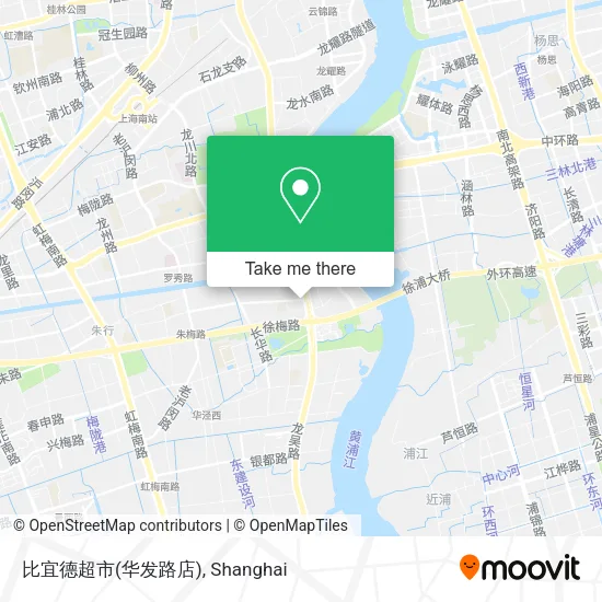 比宜德超市(华发路店) map