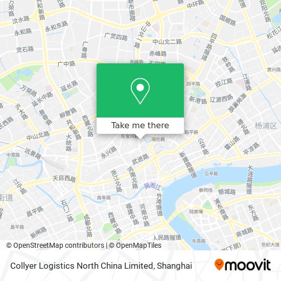 Collyer Logistics North China Limited map