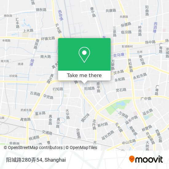阳城路280弄54 map