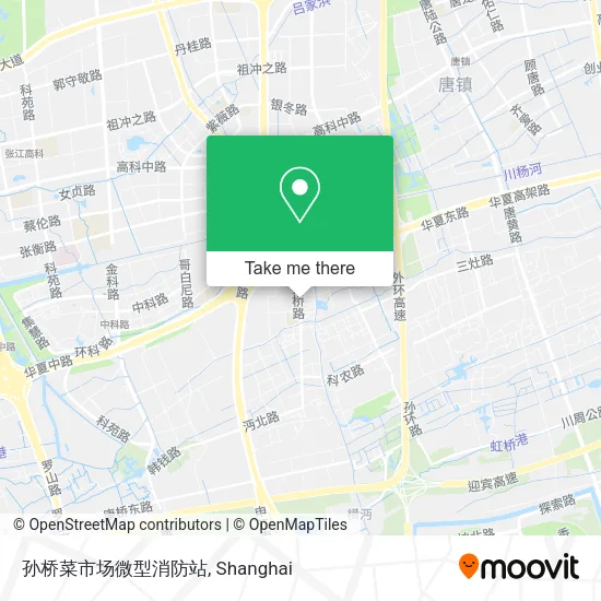 孙桥菜市场微型消防站 map