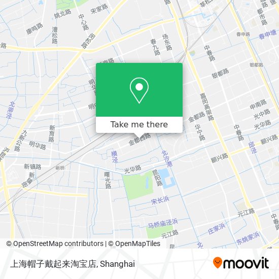 上海帽子戴起来淘宝店 map